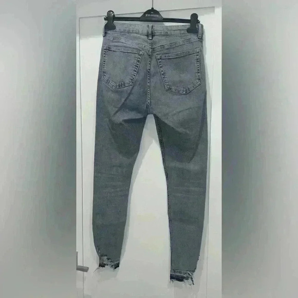 Topshop Jamie Bleach Wash  Jeans - Picture 6 of 7